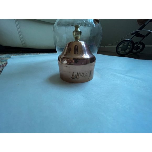 Vintage Copper plated glass carafe - Picture 8 of 8